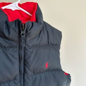 🐎 POLO Ralph Lauren reversible down puffer vest
